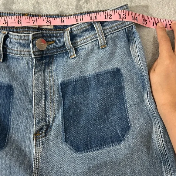 Anthropologie seventy + mochi Mabel high waisted wide leg jeans - Picture 14 of 16